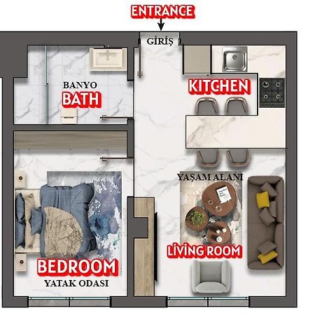 Goelhisar Mavi Konak Apart Otel Екстериор снимка